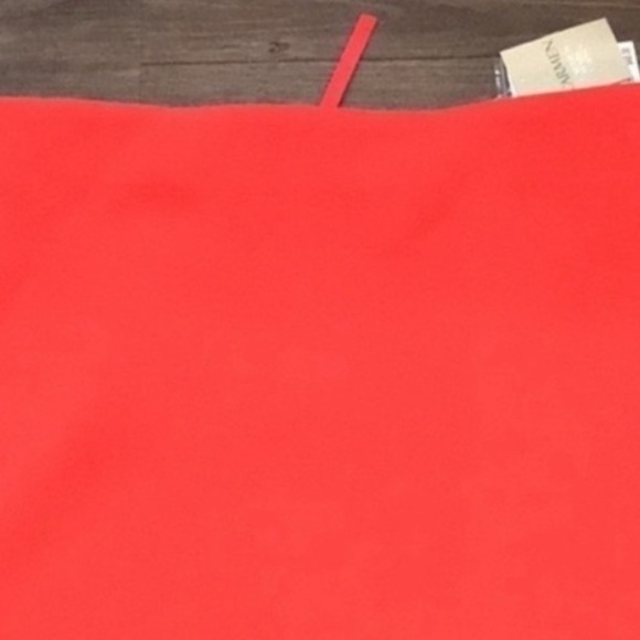 Carmen Marc Valvo Exposed Back Zipper Fitted Pencil Skirt NWT - Picture 5 of 5